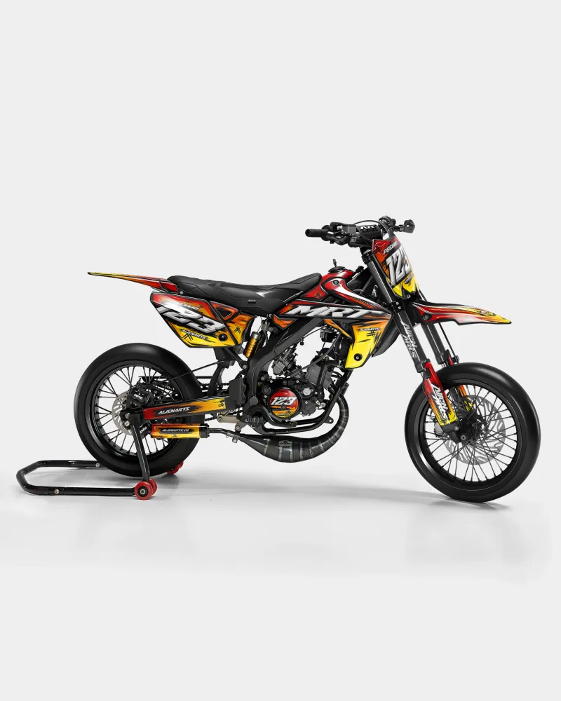 PAVO - Decoratieset RIEJU 50cc - Rood Geel