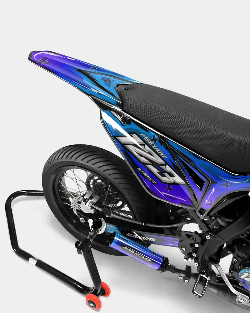 PAVO - Decoratieset SHERCO 50cc - Blauw