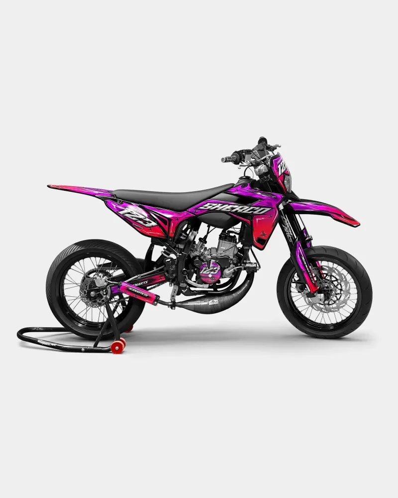 PAVO - Decoratieset SHERCO 50cc - Roze