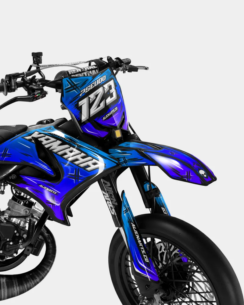 PAVO - Decoratieset YAMAHA DT 50cc - Blauw
