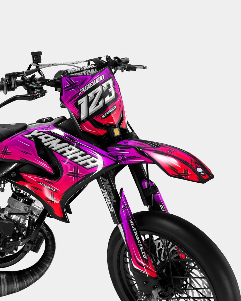 PAVO - Decoratieset YAMAHA DT 50cc - Roze