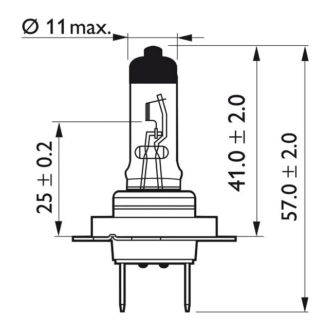 Philips Vision Moto Koplamp H7 55W