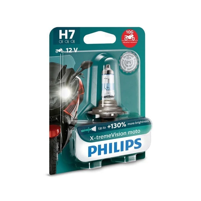 Philips X-TremeVision+ Moto Koplamplamp H7 55W