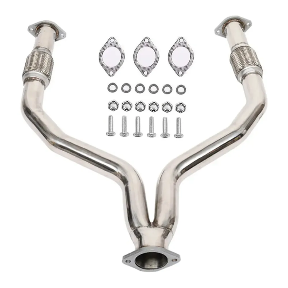 Y Pijp Downpipe Uitlaat voor 2008-2016 Nissan 370Z Z34/Infiniti G37 V36 VQ37VHR 3.7L
