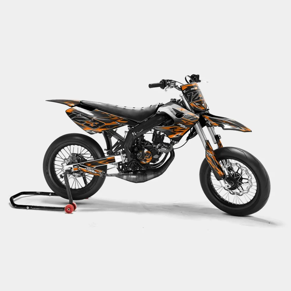 PIQUE - Decoratieset DERBI 50cc - Oranje
