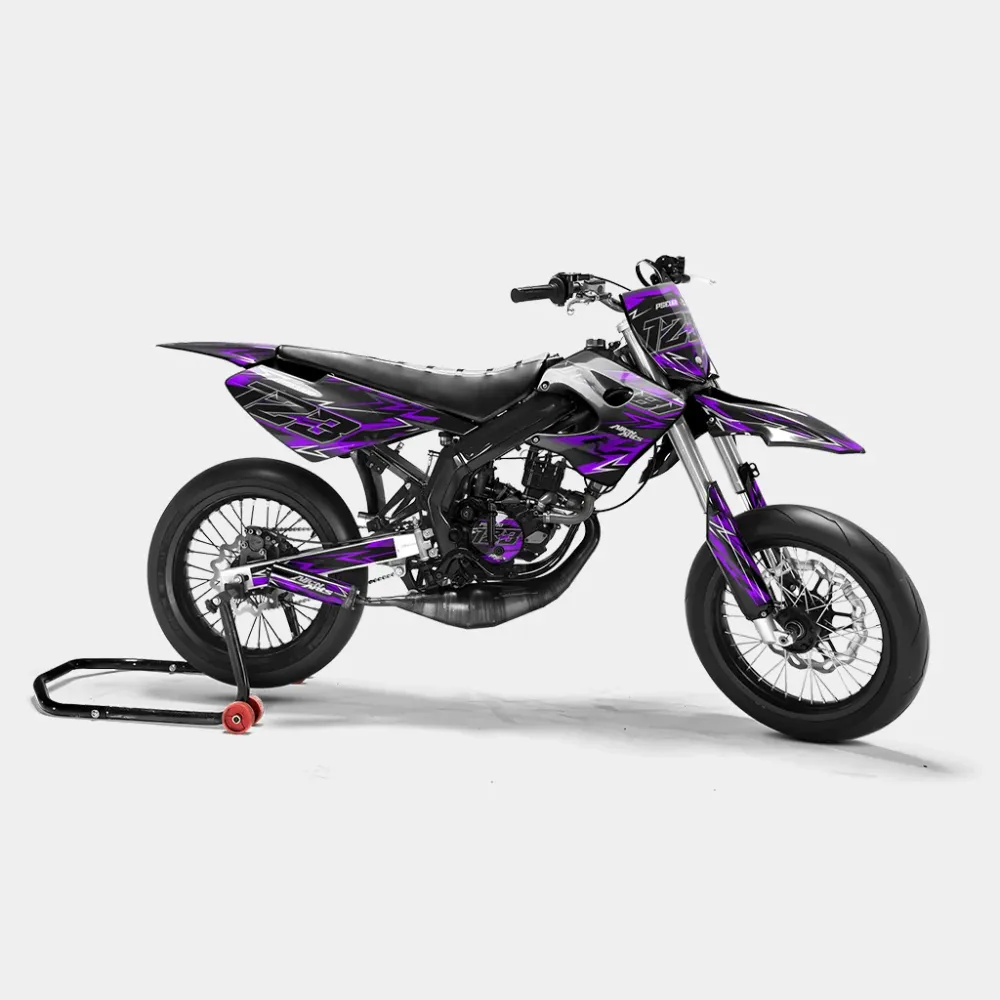 PIQUE - Decoratieset DERBI 50cc - Paars