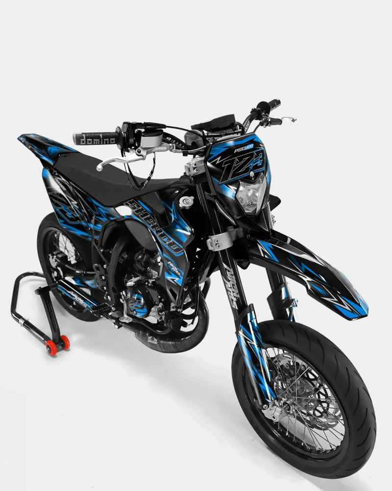 PIQUE - Decoratieset SHERCO 50cc - Blauw