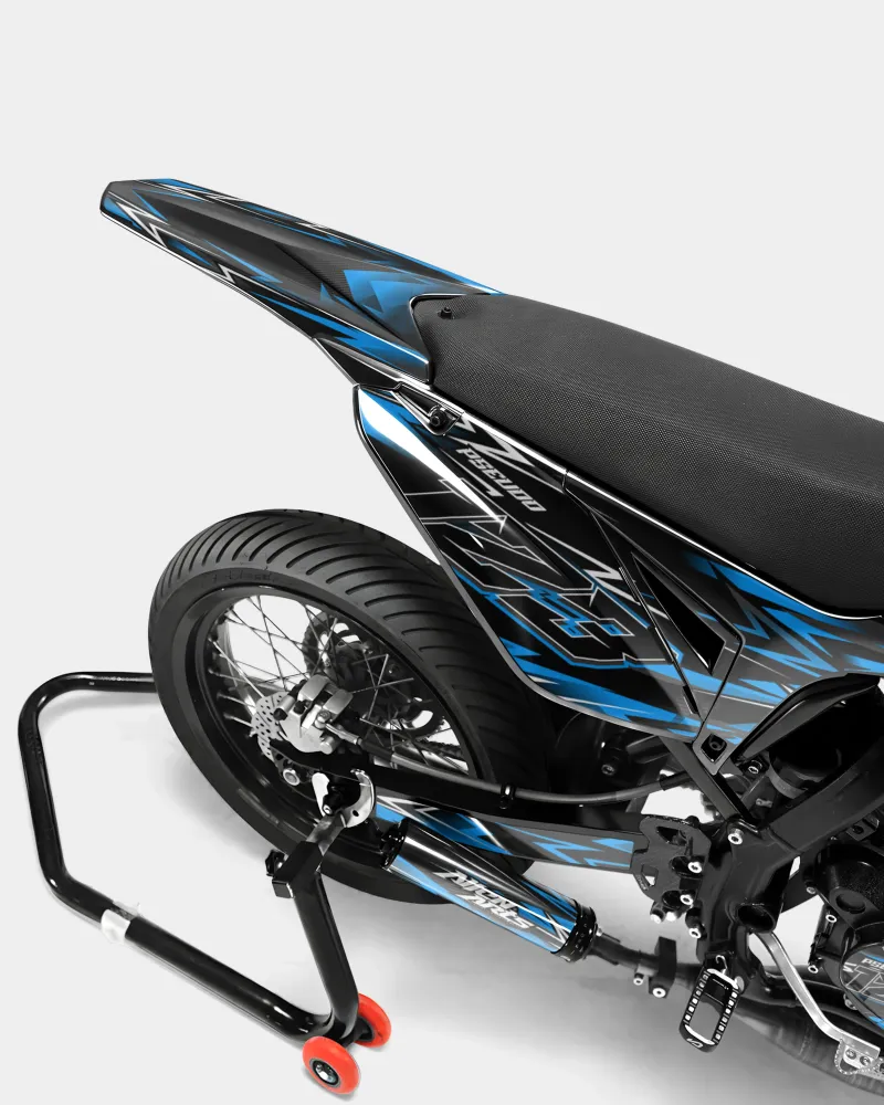 PIQUE - Decoratieset SHERCO 50cc - Blauw
