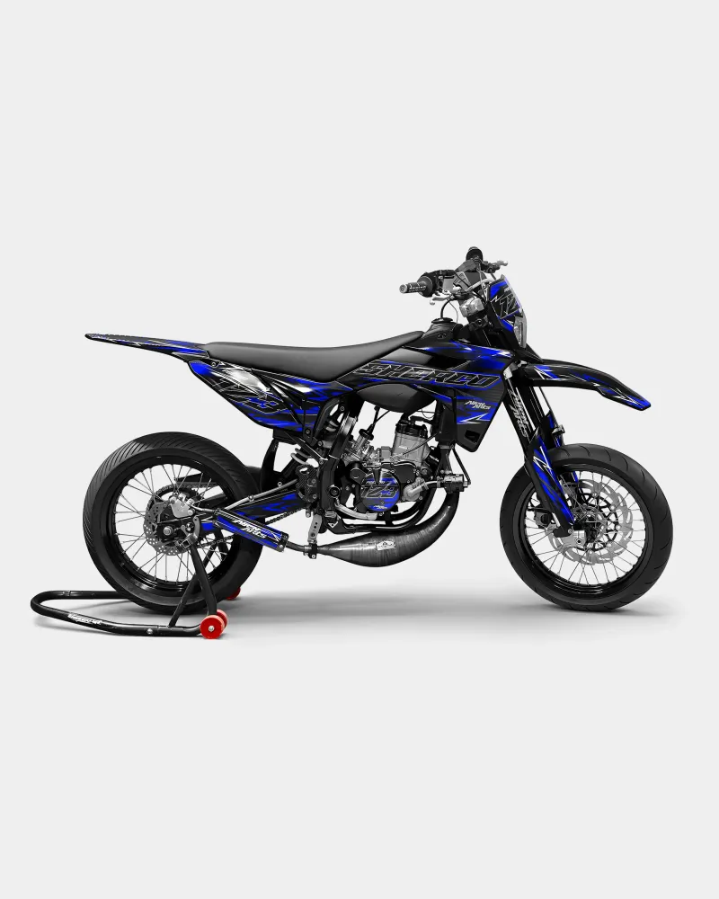 PIQUE - Decoratieset SHERCO 50cc - Donkerblauw