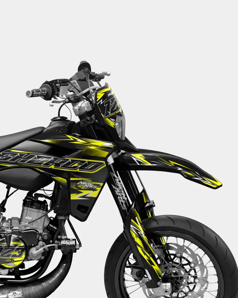 PIQUE - Decoratieset SHERCO 50cc - Geel