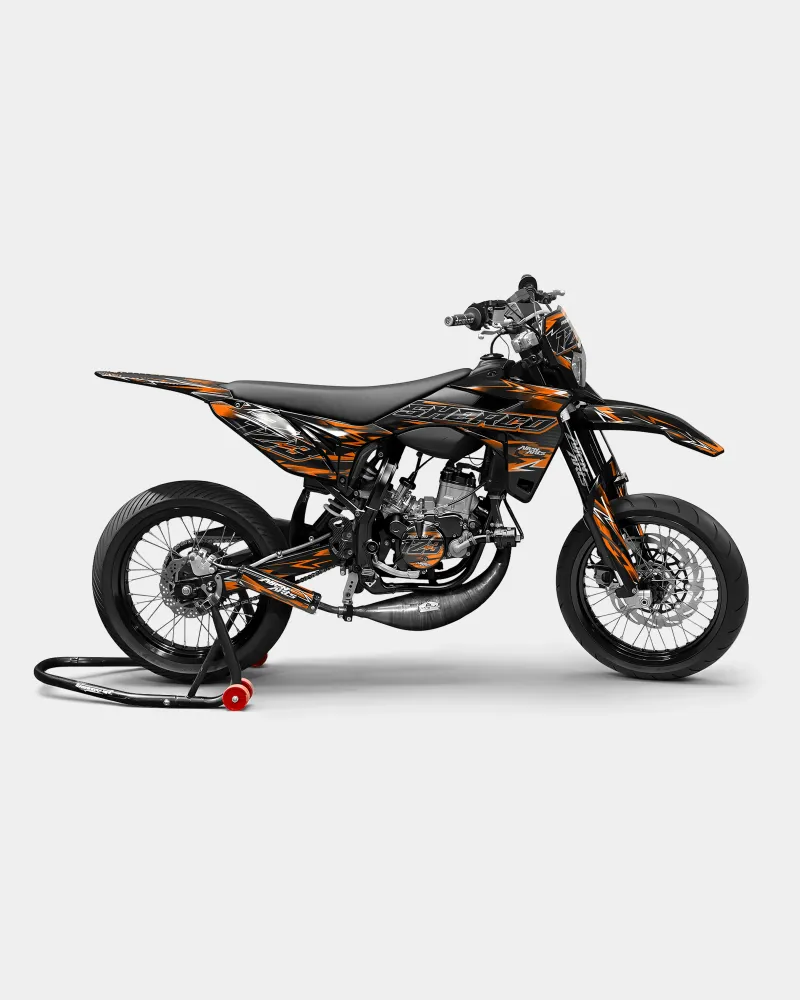 PIQUE - Decoratieset SHERCO 50cc - Oranje