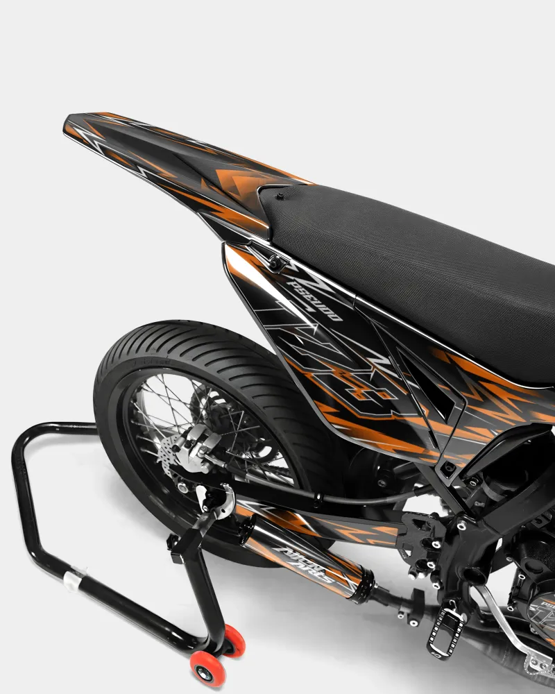 PIQUE - Decoratieset SHERCO 50cc - Oranje