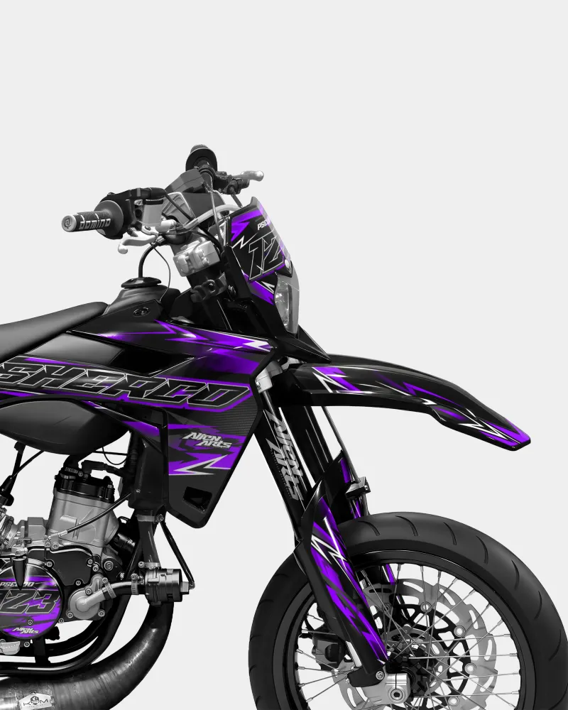 PIQUE - Decoratieset SHERCO 50cc - Paars