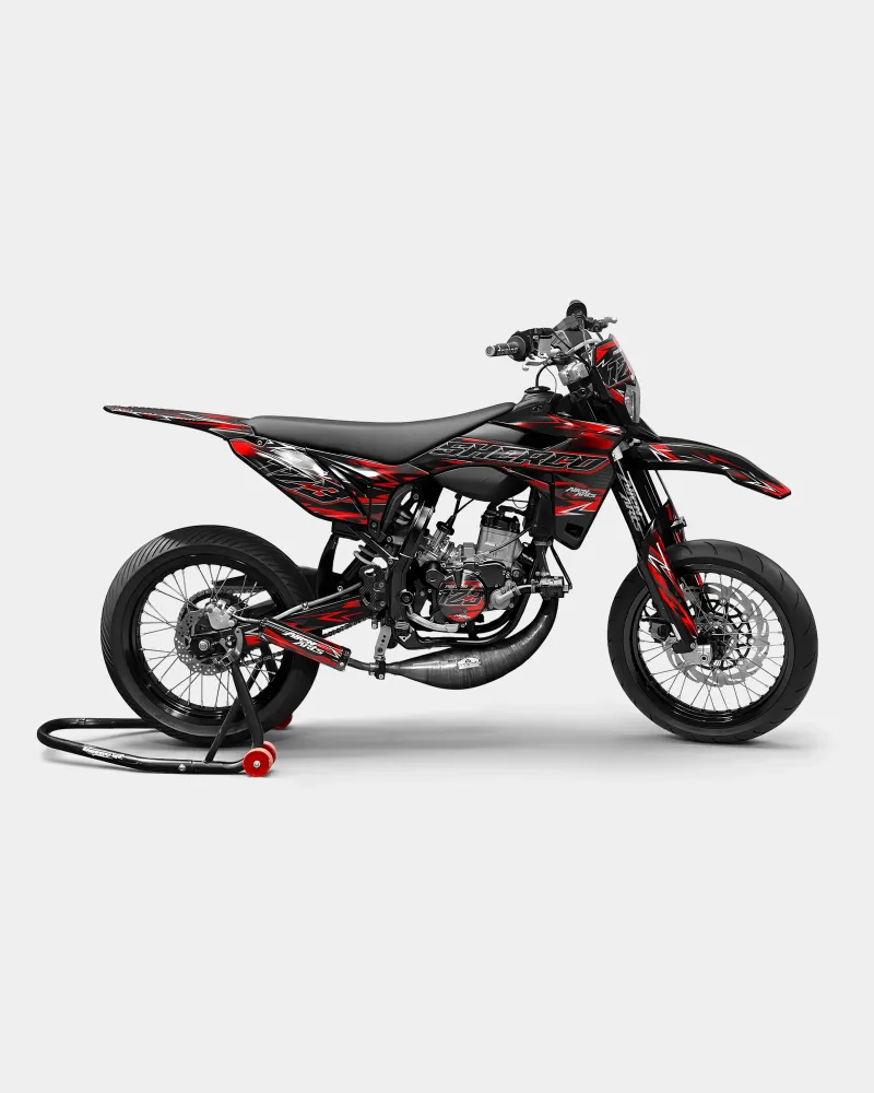 PIQUE - Decoratieset SHERCO 50cc - Rood