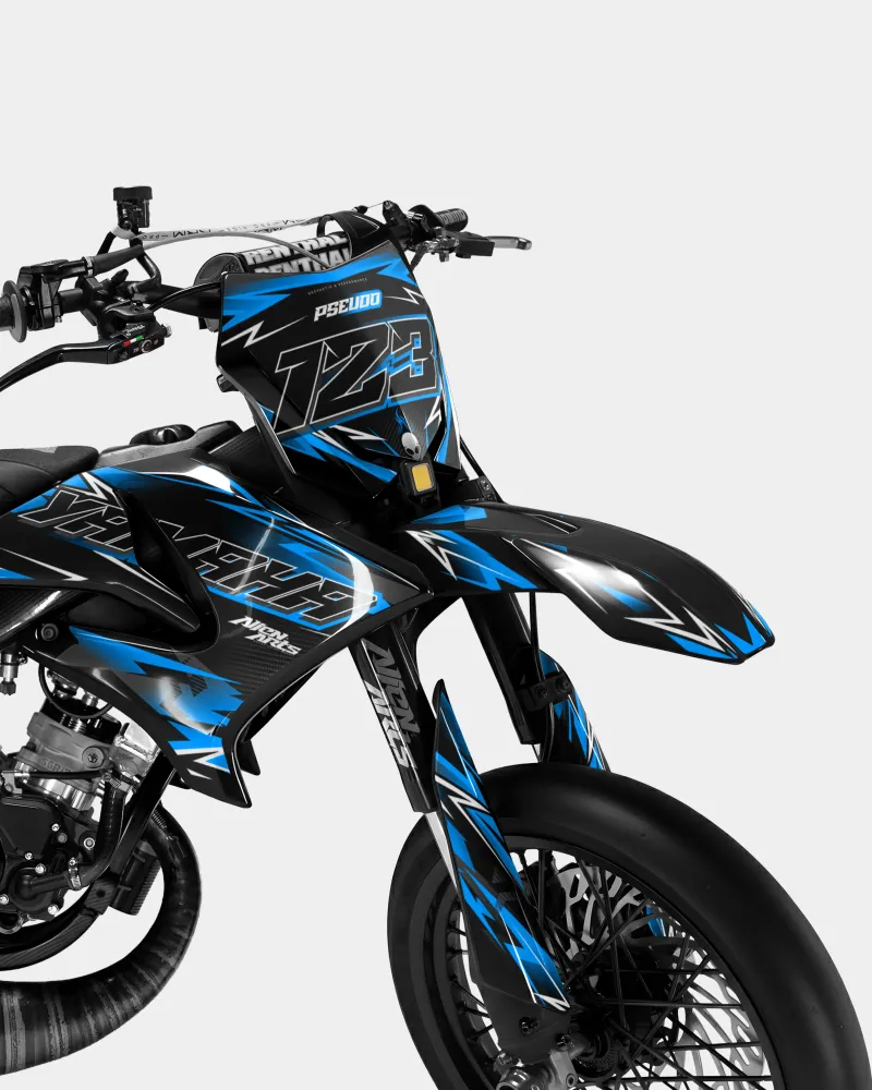 PIQUE - Decoratieset YAMAHA DT 50cc - Blauw