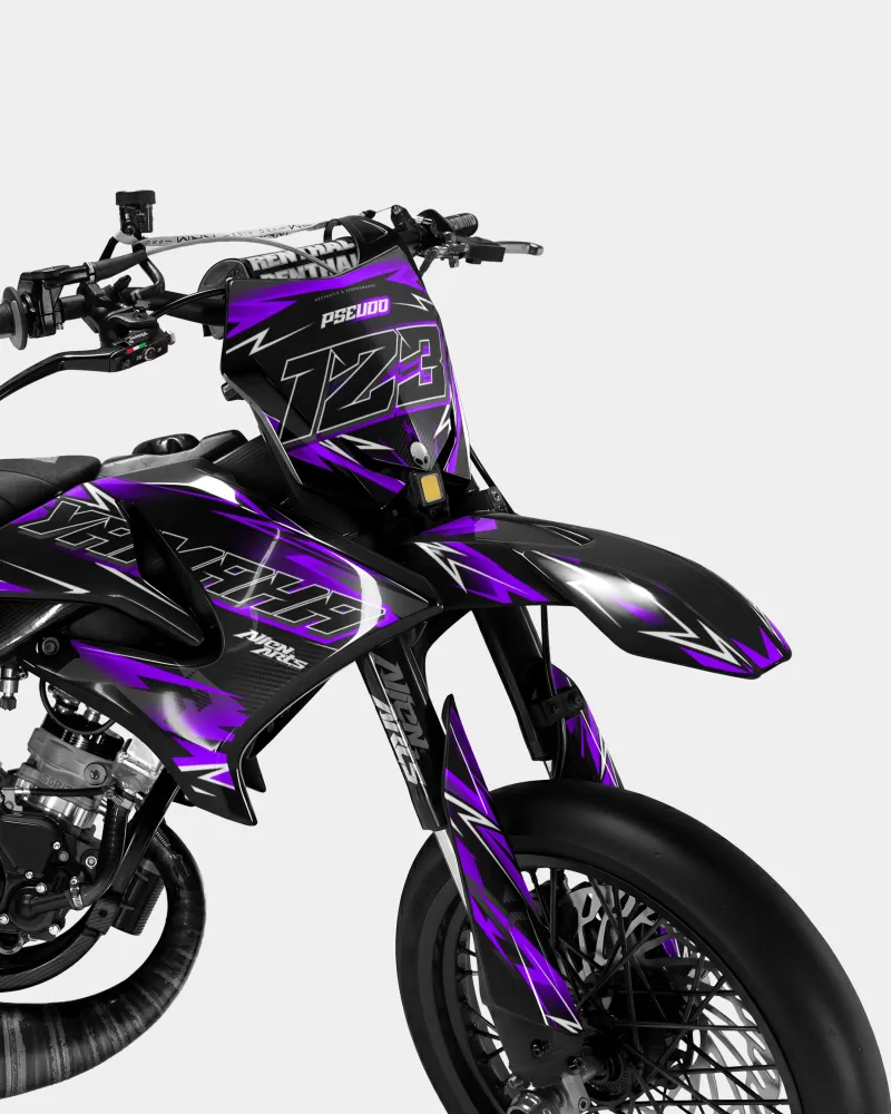 PIQUE - Decoratieset YAMAHA DT 50cc - Paars