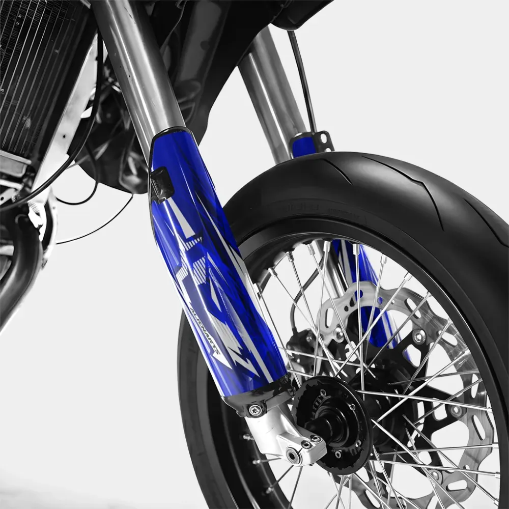 PLUME - Decoratieset DERBI 50cc - Donkerblauw