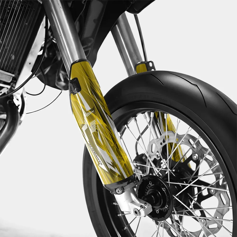 PLUME - Decoratieset DERBI 50cc - Donkergeel
