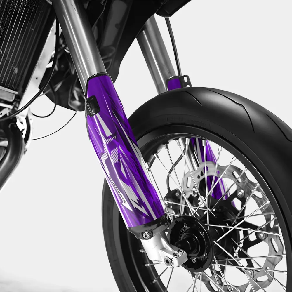PLUME - Decoratieset DERBI 50cc - Paars