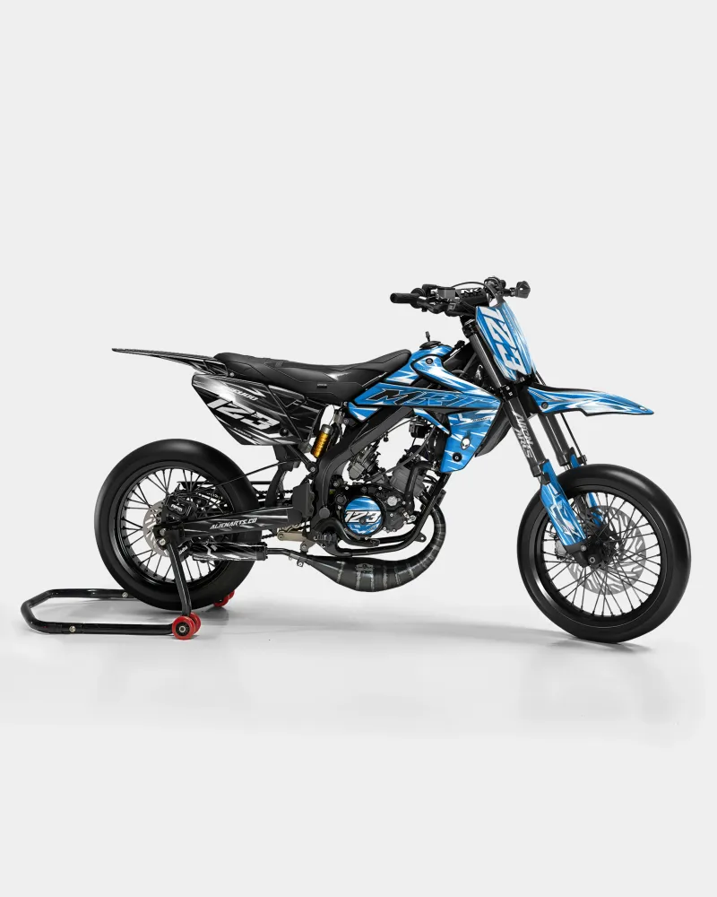 PLUME - Decoratieset RIEJU 50cc - Blauw