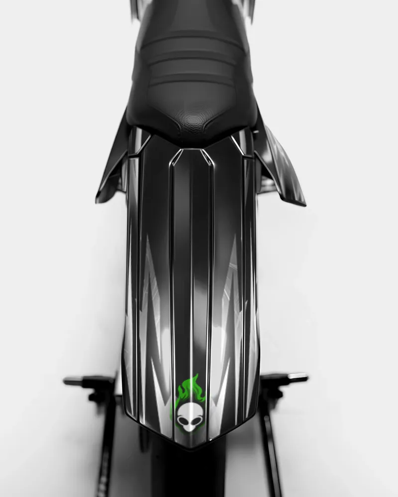 PLUME - Decoratieset RIEJU 50cc - Groen