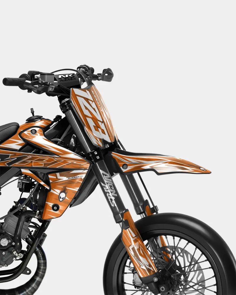 PLUME - Decoratieset RIEJU 50cc - Oranje