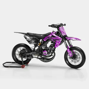 PLUME - Decoratieset RIEJU 50cc - Roze