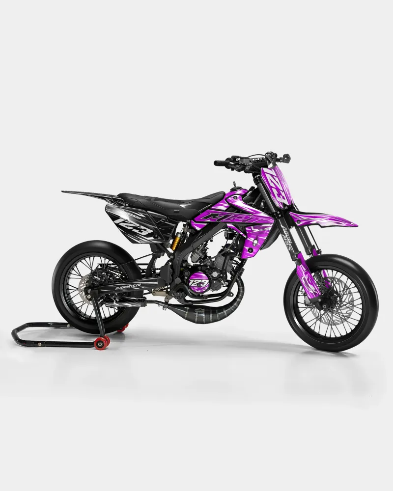 PLUME - Decoratieset RIEJU 50cc - Roze