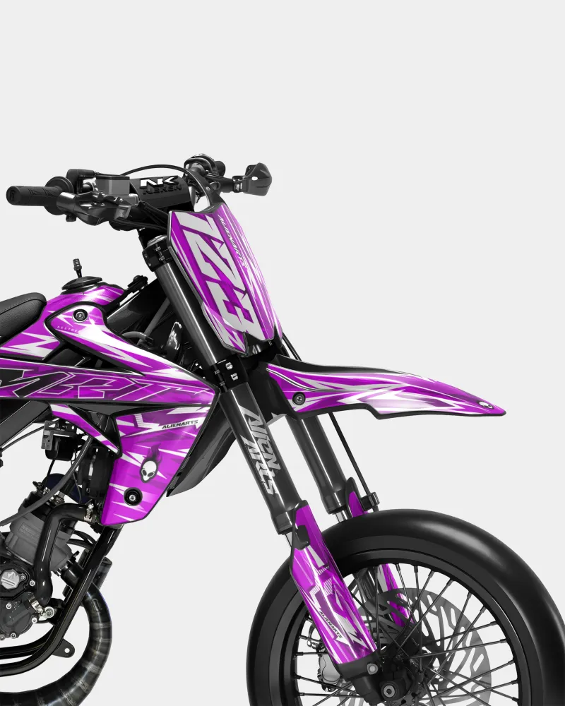 PLUME - Decoratieset RIEJU 50cc - Roze