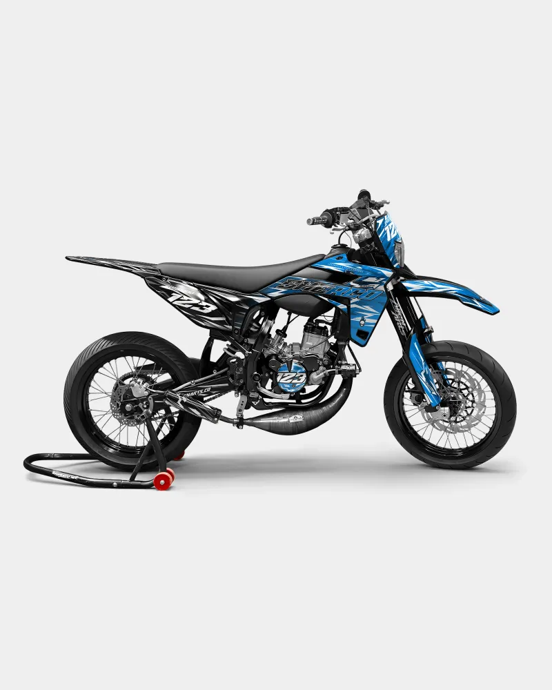 PLUME - Decoratieset SHERCO 50cc - Blauw