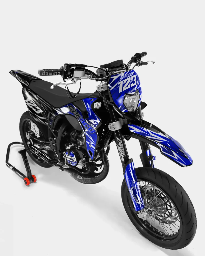 PLUME - Decoratieset SHERCO 50cc - Donkerblauw