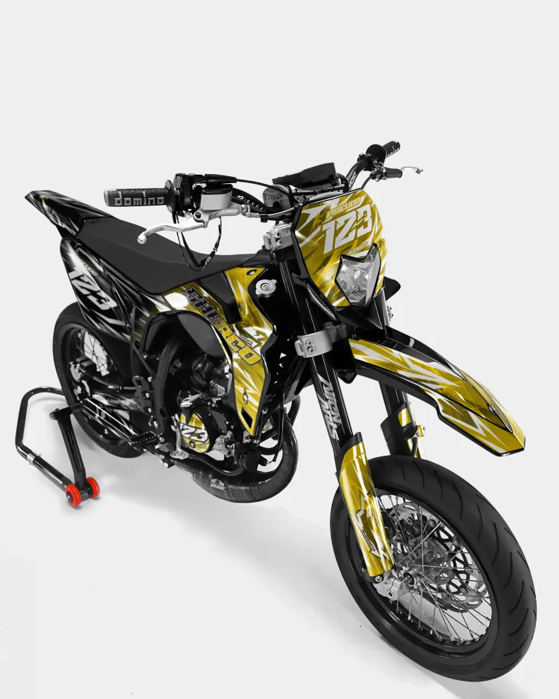 PLUME - Decoratieset SHERCO 50cc - Donkergeel