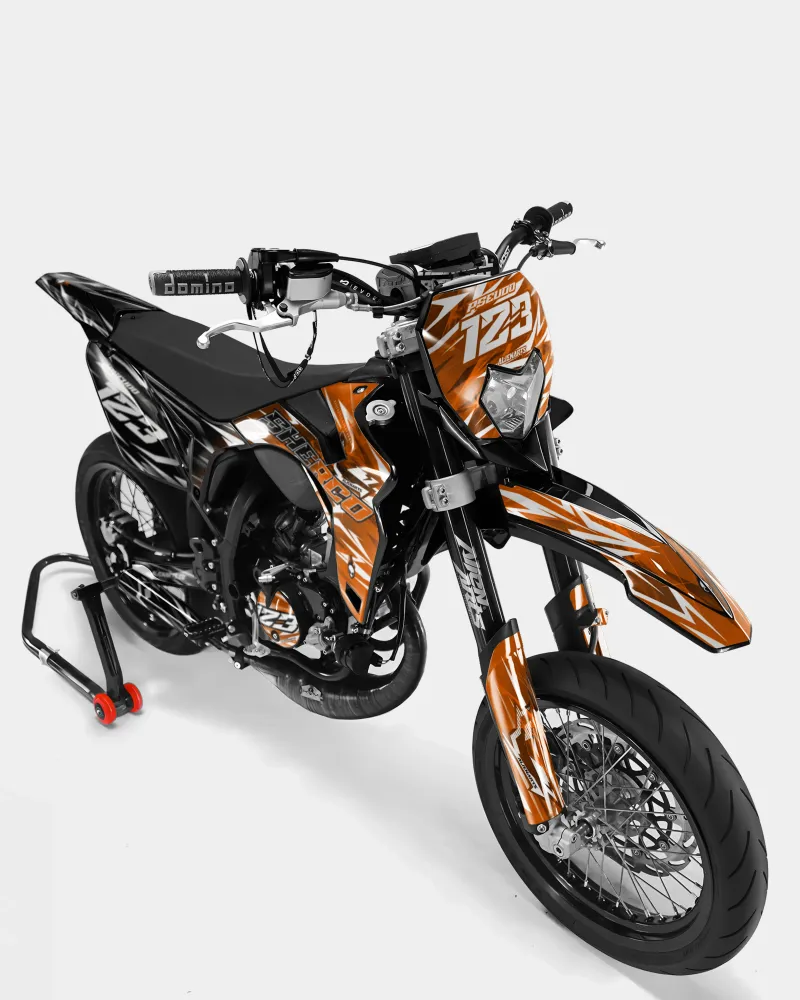 PLUME - Decoratieset SHERCO 50cc - Oranje