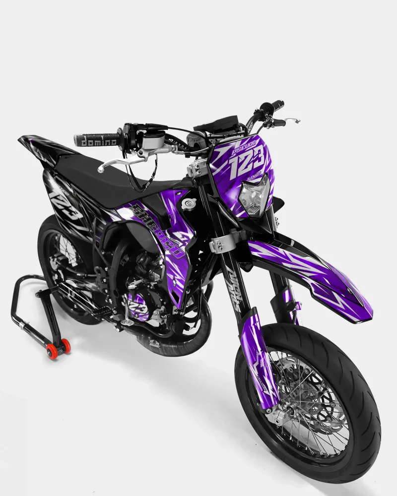 PLUME - Decoratieset SHERCO 50cc - Paars