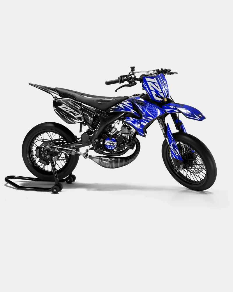 PLUME - Decoratieset YAMAHA DT 50cc - Donkerblauw