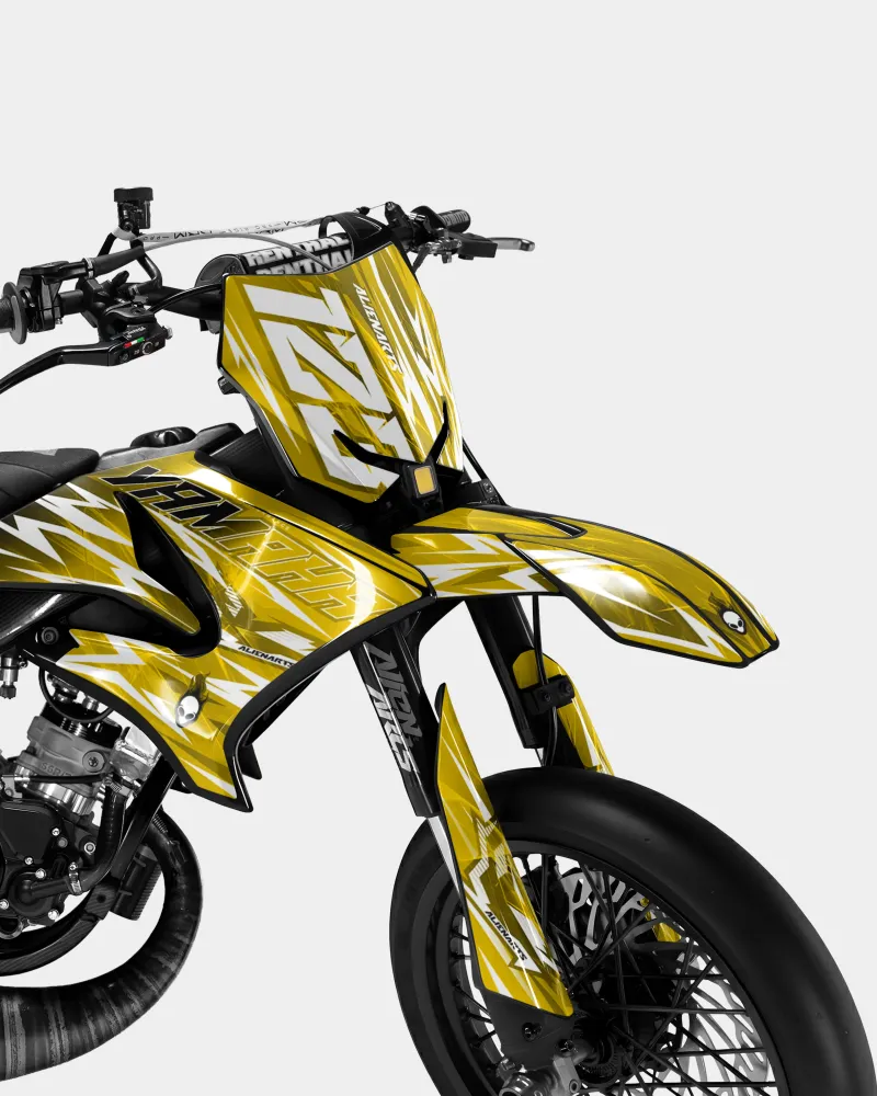 PLUME - Decoratieset YAMAHA DT 50cc - Donkergeel