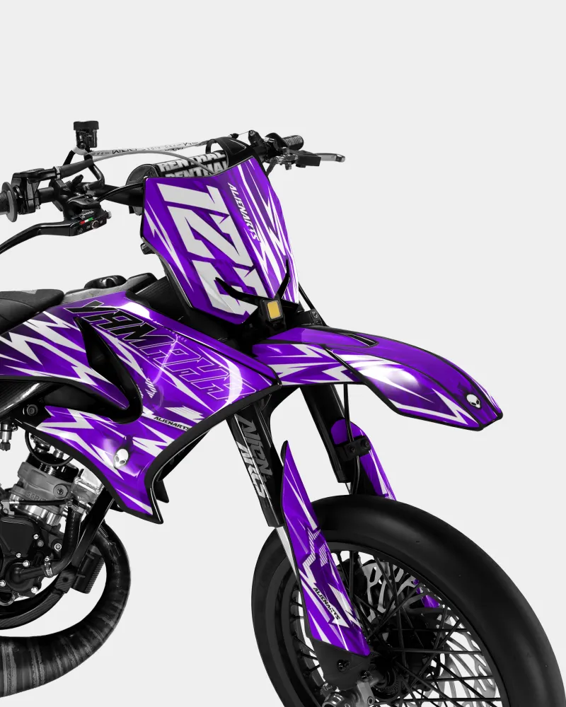 PLUME - Decoratieset YAMAHA DT 50cc - Paars