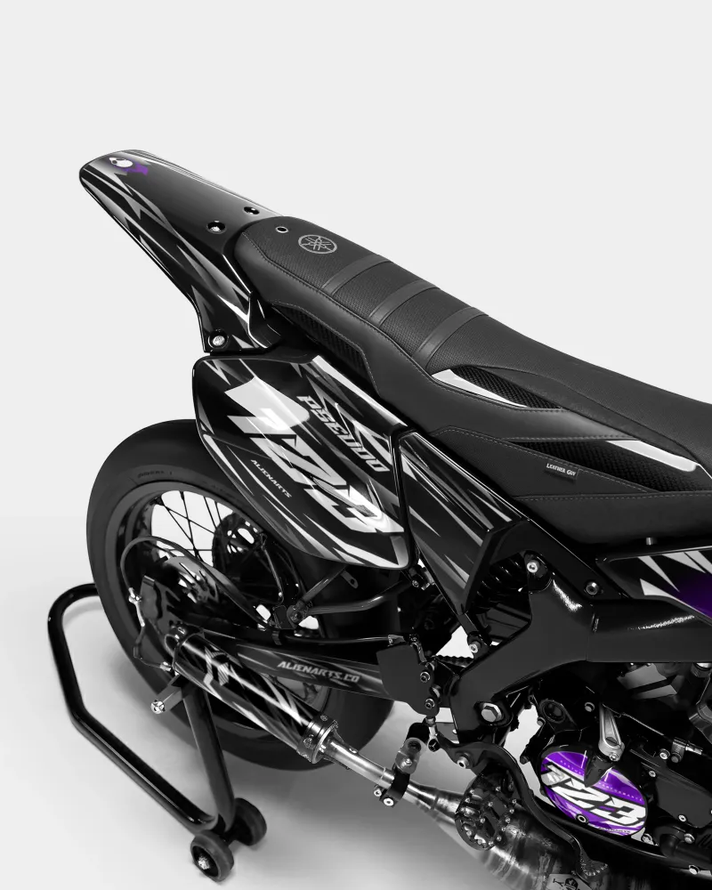PLUME - Decoratieset YAMAHA DT 50cc - Paars