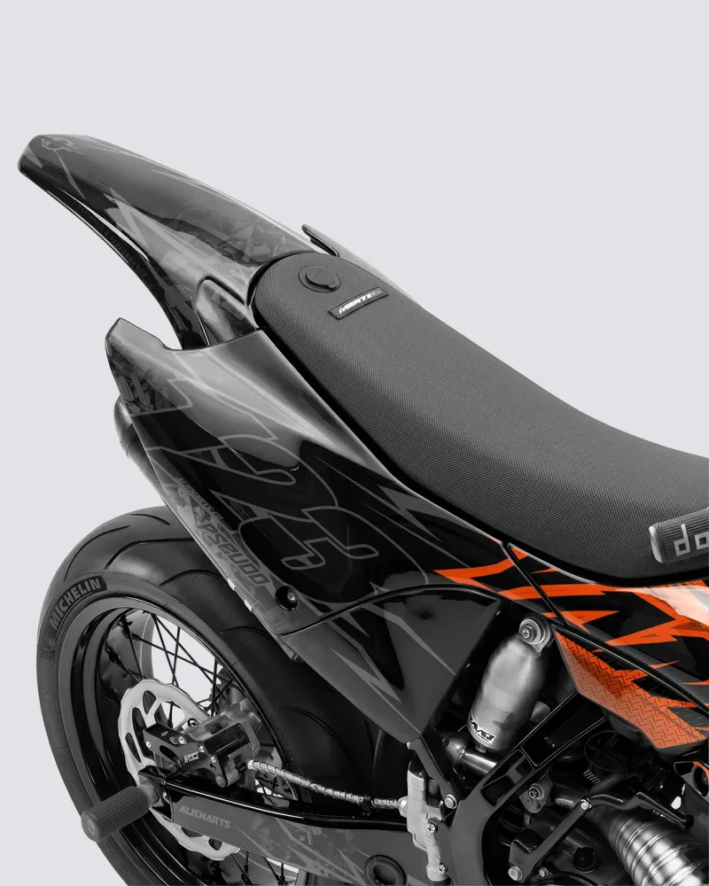PULSAR - Semi-aanpasbare Supermotard-decoratieset - Oranje