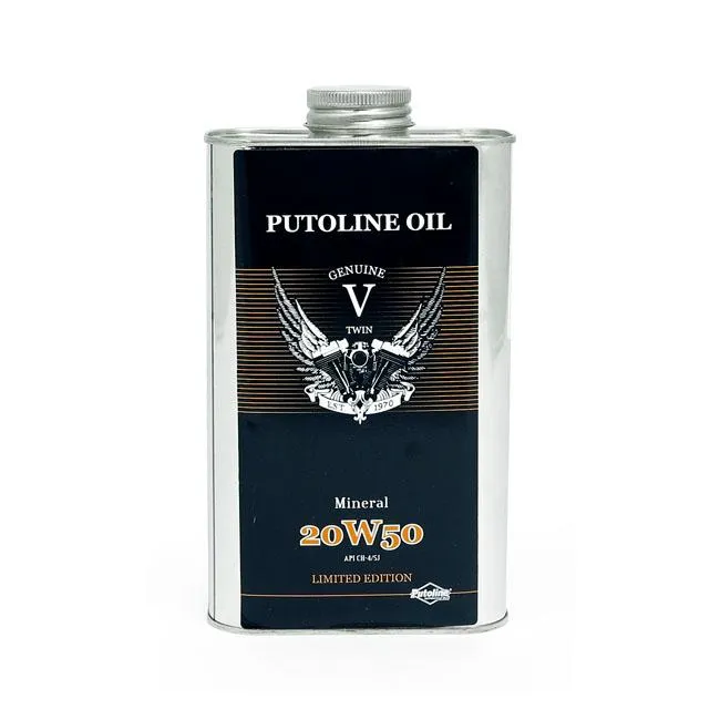 Putoline Originele V-Twin Motorolie Mineraal 20W-50 1L