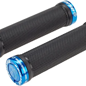 Reverse Lock-On grips zwart/blauw