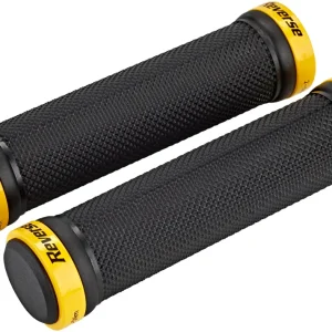 Reverse Lock-On grips zwart/geel