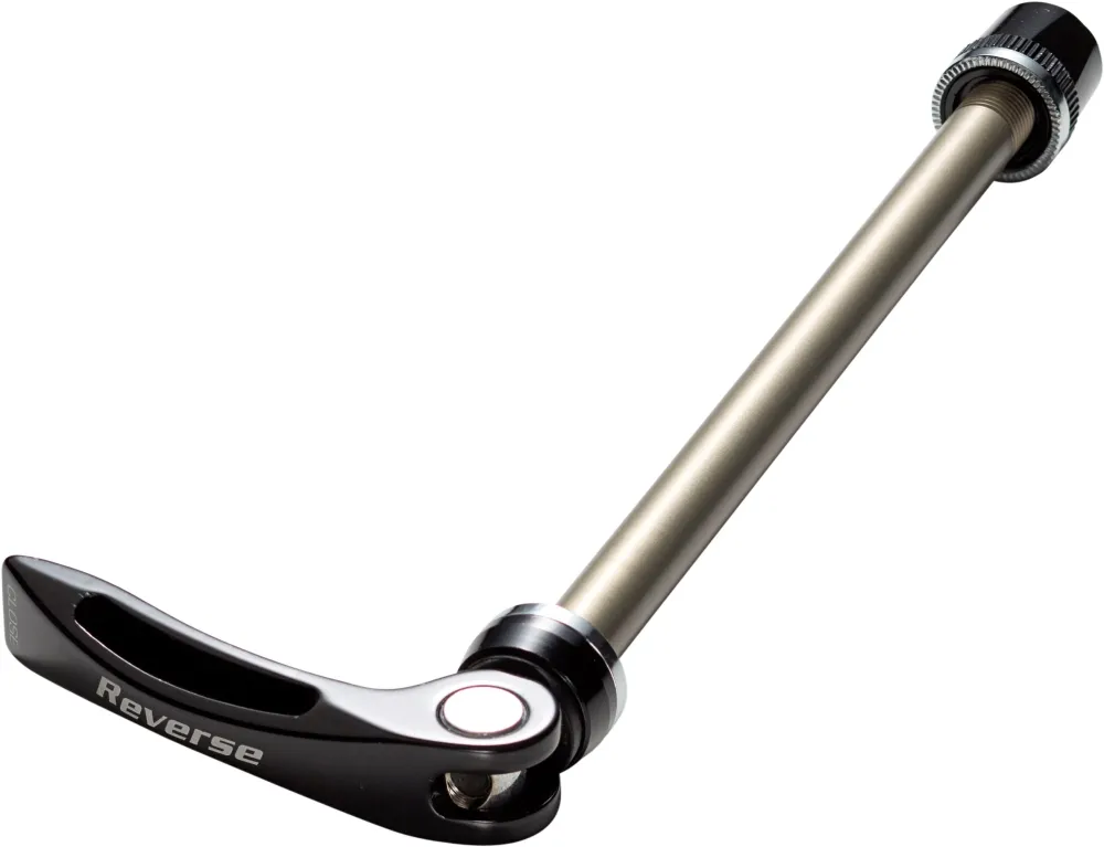 Reverse QR10 snelspanners steekas achterwiel voor 135mm naaf aluminium zwart