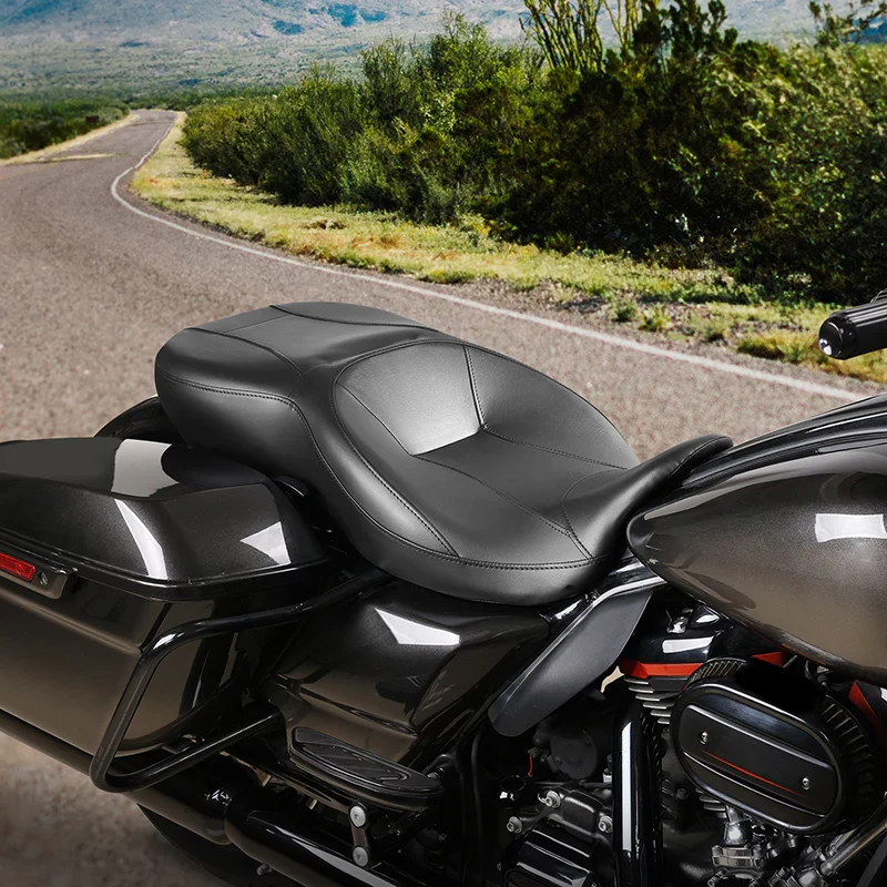 C.C Rider Sunrider 2-Up verlengde zitplaats voor Harley