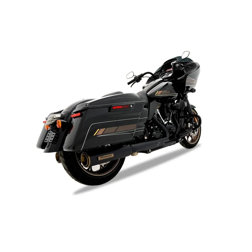 Rinehart HP45 Touring Slip-On dempers voor Harley