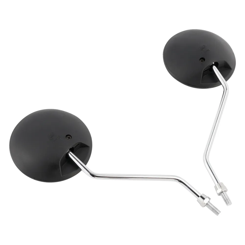 Rond Zwart met Chrome Arm Spiegel 8mm Voor Honda NA/NC/NN/NQ/NX/PA/SE/TG50 C70