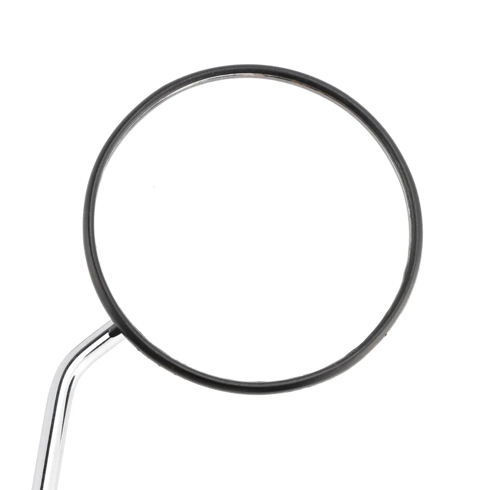 Rond Zwart met Chrome Arm Spiegel 8mm Voor Honda NA/NC/NN/NQ/NX/PA/SE/TG50 C70