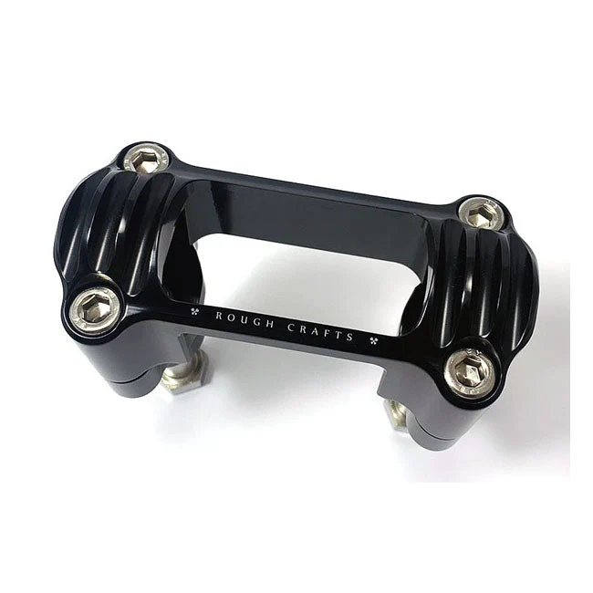 Rough Crafts 1,3" Stuurverhogers Zwart voor Harley