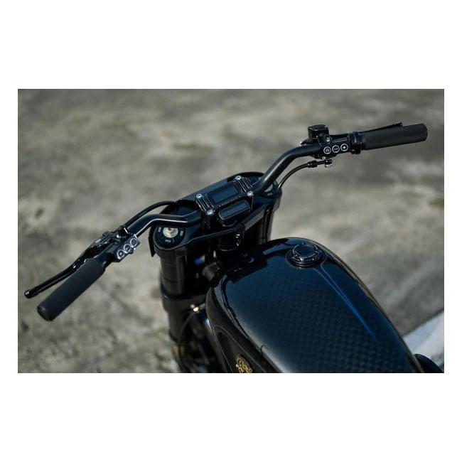 Rough Crafts 1,3" Stuurverhogers Zwart voor Harley
