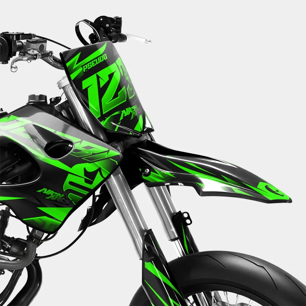 SABLE - Decoratieset DERBI 50cc - Groen